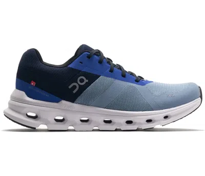 Pre-owned On Running Cloudrunner (women's) Sneakers In Chambray/midnight