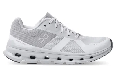 Pre-owned On Running Cloudrunner (women's) Sneakers In White/frost