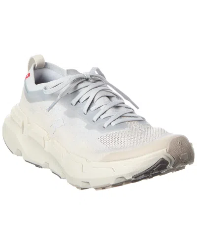 On Rubber-trimmed Stretch Recycled-knit Sneakers In White