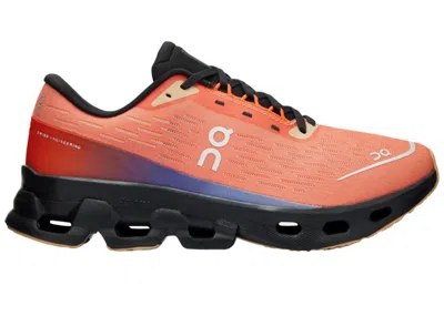 Pre-owned On Running Cloudspark (women's) Sneakers In Flame/black