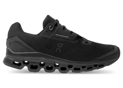 Pre-owned On Running Cloudstratus (women's) Sneakers In Black