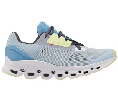Pre-owned On Running Cloudstratus (women's) Sneakers In Chambray/lavender