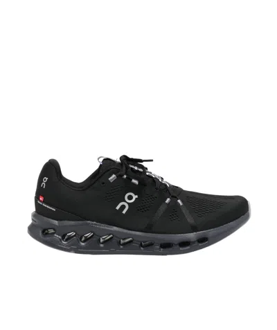 On Running Cloudsurfer Lace-up Sneakers In Black