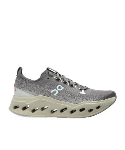 On Running Cloudsurfer Max Lace-up Sneakers In Gray