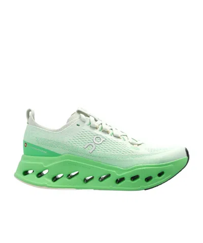 On Running Cloudsurfer Max Lace-up Sneakers In Green