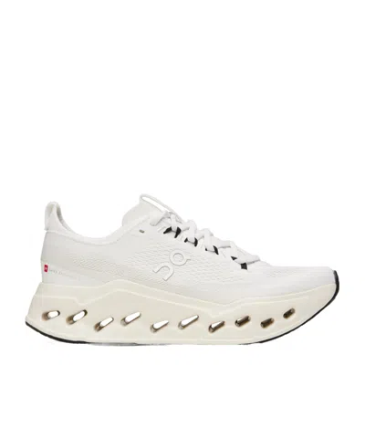 On Running Cloudsurfer Max Lace-up Sneakers In White
