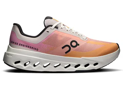 Pre-owned On Running Cloudsurfer Next (women's) Sneakers In Tangerine/ivory