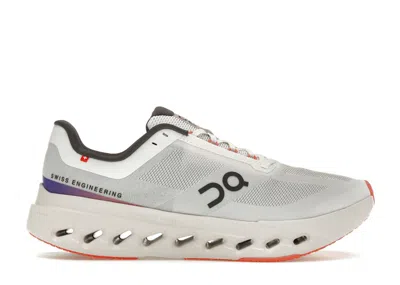 Pre-owned On Running Cloudsurfer Next (women's) Sneakers In White/flame