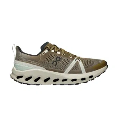 On Running Cloudsurfer Shoes Trail Man Hunter/ice In Brown
