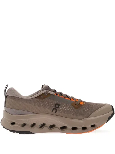 On Running Cloudsurfer Trail 2 Sneakers In Brown