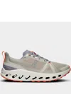 On Running Cloudsurfer Trail "fossil Ivory" Sneakers In Grey