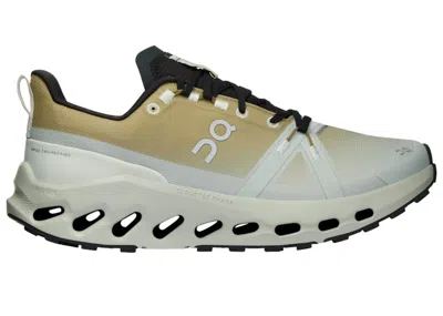 Pre-owned On Running Cloudsurfer Trail Waterproof (women's) Sneakers In Safari/mineral