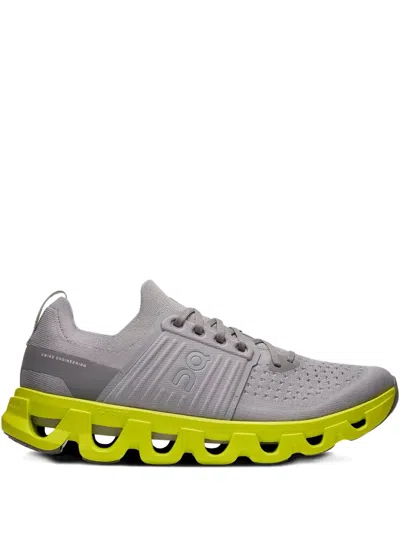 On Running Cloudswift 4 "alloy/lime" Sneakers In Gray