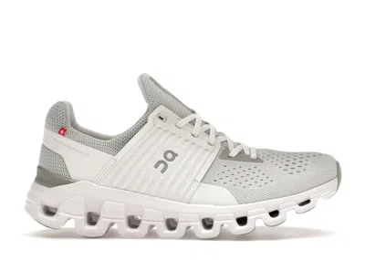 Pre-owned On Running Cloudswift Grey (women's) Sneakers In Glacier/white