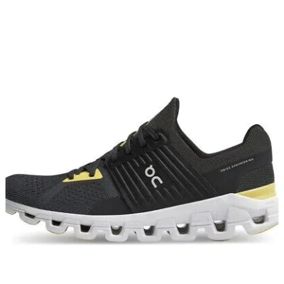 On Running Cloudswift 'magnet Black Citron Yellow'