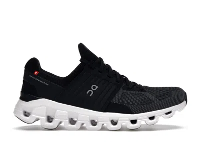 Pre-owned On Running Cloudswift White (women's) Sneakers In Black/rock