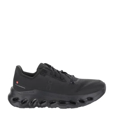 On Running Cloudtilt Lace-up Sneakers In Black