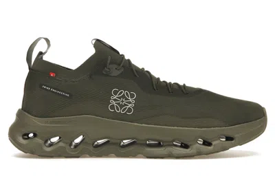 Pre-owned On Running Cloudtilt Loewe (women's) Sneakers In Khaki Green