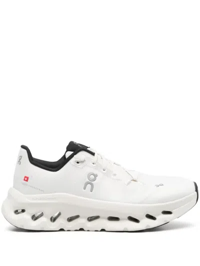 On Womens Cloudtilt Cushied-sole Mesh Low-top Trainers Pearl Ice F In White