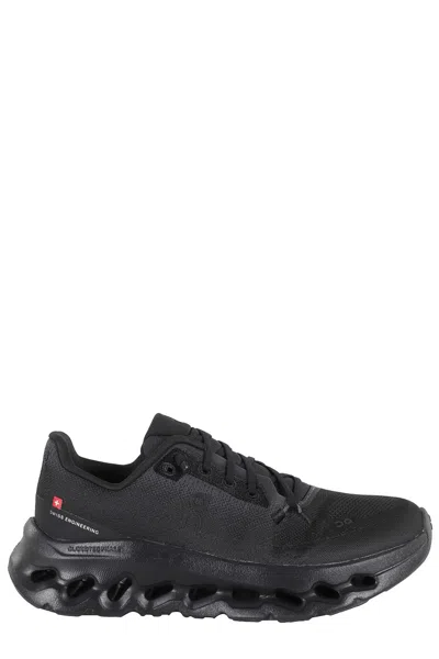 On Running Cloudtilt Sneakers With Innovative Cloudtech Sole In Black