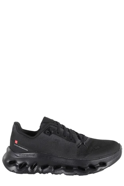 On Running Cloudtilt Sneakers With Innovative Cloudtech Sole In Black