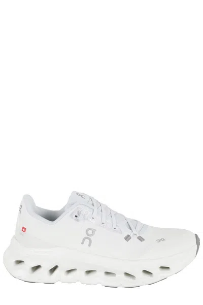On Running Cloudtilt Sneakers With Lace-up Upper And Cloudtech Sole In White