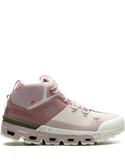 On Running Cloudtrax "rose/ivory" Sneakers In Rosa