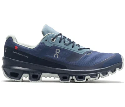 Pre-owned On Running Cloudventure 3.0 Waterproof (women's) Sneakers In Denim/midnight