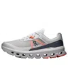 On Mesh Upper Low Top Rubber Outsole Sneakers In Gray