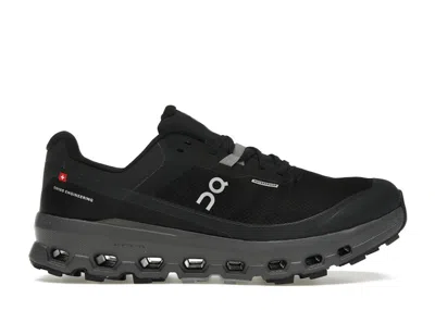 Pre-owned On Running Cloudvista 2 Waterproof (women's) Sneakers In Black/eclipse