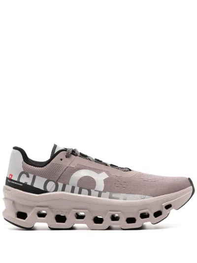 On Running Cloundmonster Sneakers In Cinder Fog