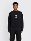 On Running Club Crew M In Black