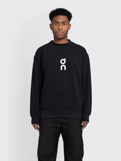 On Running Club Crew M In Black