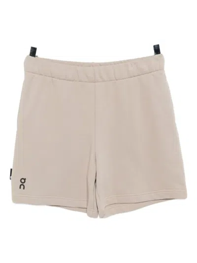 On Running Club Running Shorts In Neutral