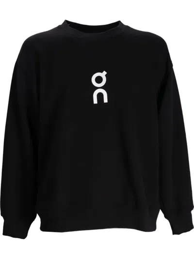 On Club Sweatshirt In Black
