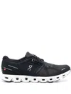 On Running Streamlined Black Sneakers With Breathable Mesh Upper In Black