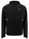 On Running Core Hooded Jacket With Elastic Cuffs And Reflective Accents