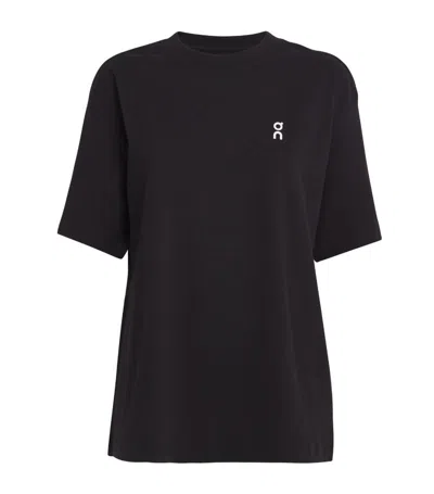 On Running Cotton Club T-shirt In Black