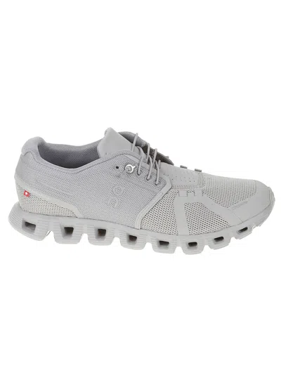 On Running Fabric Bottom Sneakers In Grey