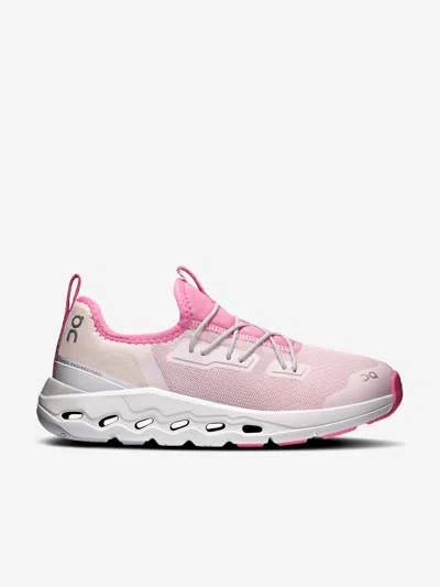 On Kids'  Running Girls Cloudleap Trainers In Animal Print