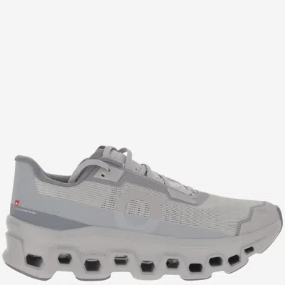 ON RUNNING GREY LACE UP SNEAKERS