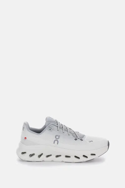 On Running Grey Lace Up Sneakers In Gray