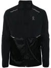 On Core Hooded Jacket With Elastic Cuffs And Reflective Accents In Black
