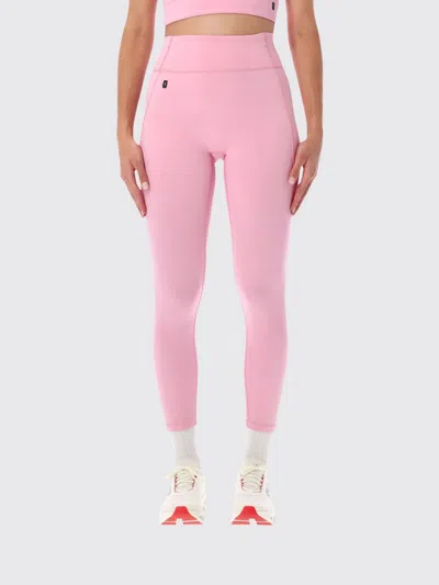 On Running High-waisted Performance Leggings In Recycled Technical Fabric In Pink
