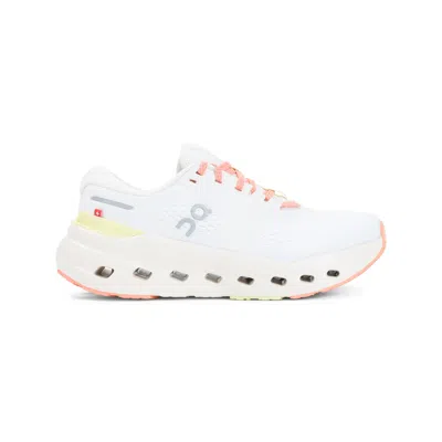 On Running Ivory White Textile Cloudrunner 3 Sneakers