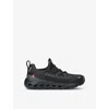 ON RUNNING BLACK KIDS' CLOUD LEAP MESH LOW-TOP TRAINERS EUR 29.5 /11.5 UK