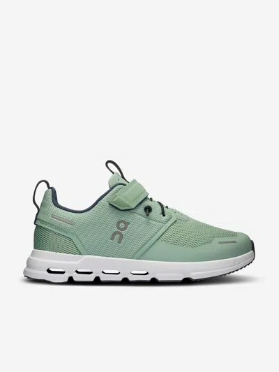 On Running Kids Cloud Play Trainers In Green