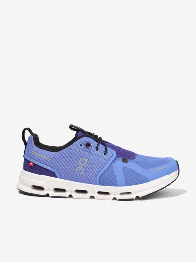 On Running Kids Cloud Sky Trainers In Blue