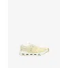 On Running Yellow Kids' Cloud Sky Woven Trainers Eur 36 /3.5 Uk In Yellow