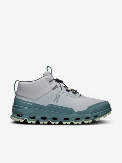 On Running Kids Cloudhero Mid Waterproof Trainers In Blue